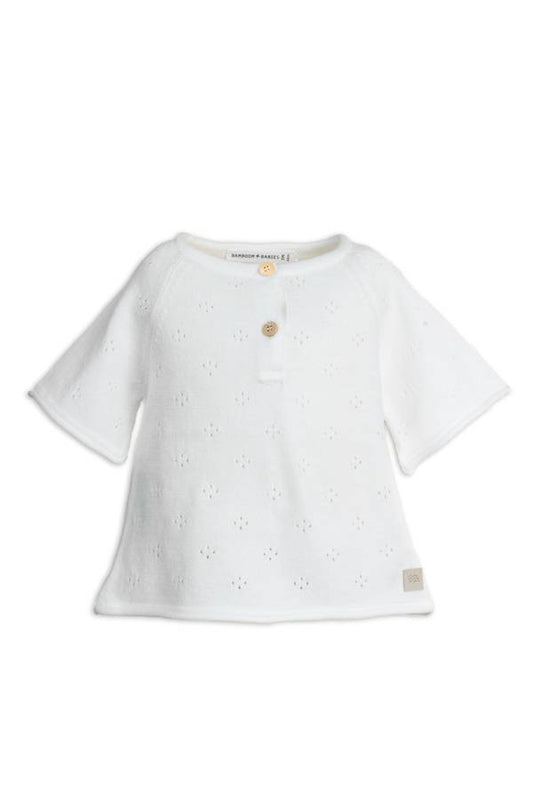 BAMBOOM Maglia A-Line Bimba - 1005 - WARM WHITE 128