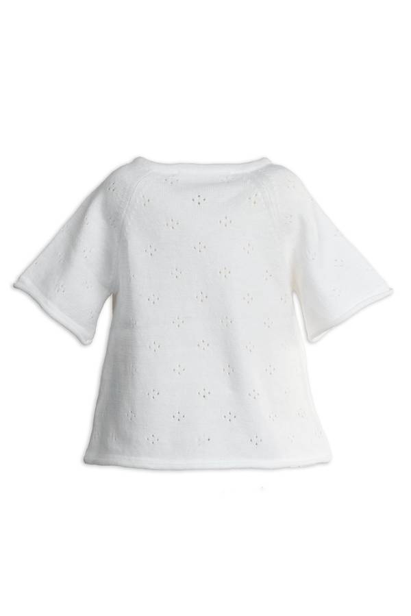 BAMBOOM Maglia A-Line Bimba - 1005 - WARM WHITE 128