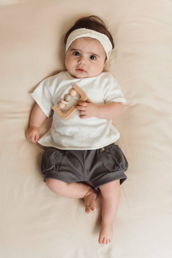 BAMBOOM Maglia A-Line Bimba - 1005 - WARM WHITE 128