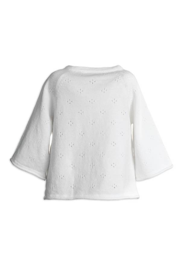 BAMBOOM Cardigan Bimba - 1016 - WARM WHITE 128