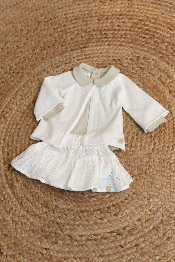 BAMBOOM Cardigan Bimba - 1016 - WARM WHITE 128