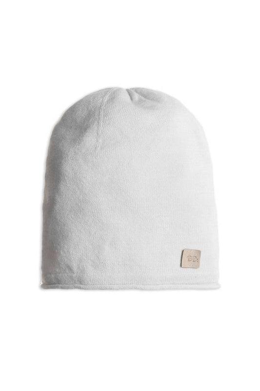 BAMBOOM Berrettino con bordo a rullino - 1018 - WARM WHITE 128 0-6M