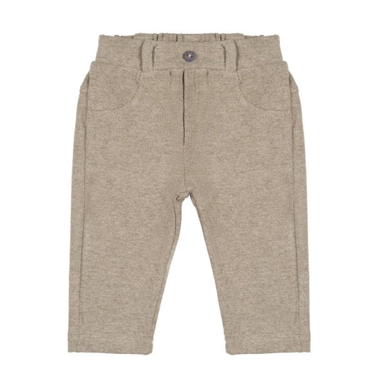 Nanan Studio - Pantaloni Tortora con tasche - SA040