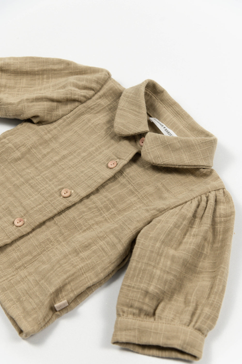 BAMBOOM Camicia bimba maniche lunghe PE - 1105 - MUSTARD 270