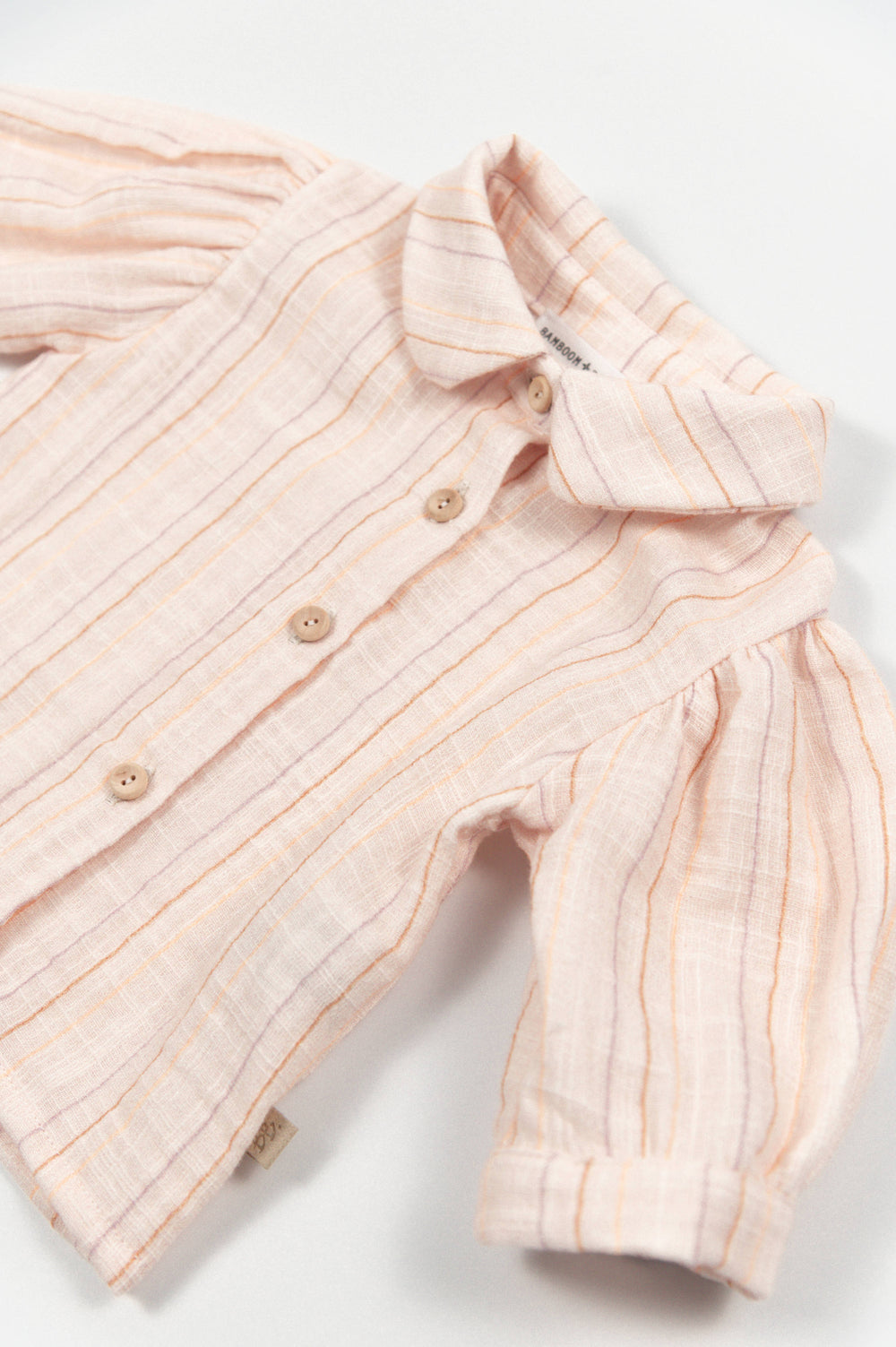 BAMBOOM Camicia bimba maniche lunghe PE - 1105 - STRIPE PINK 277