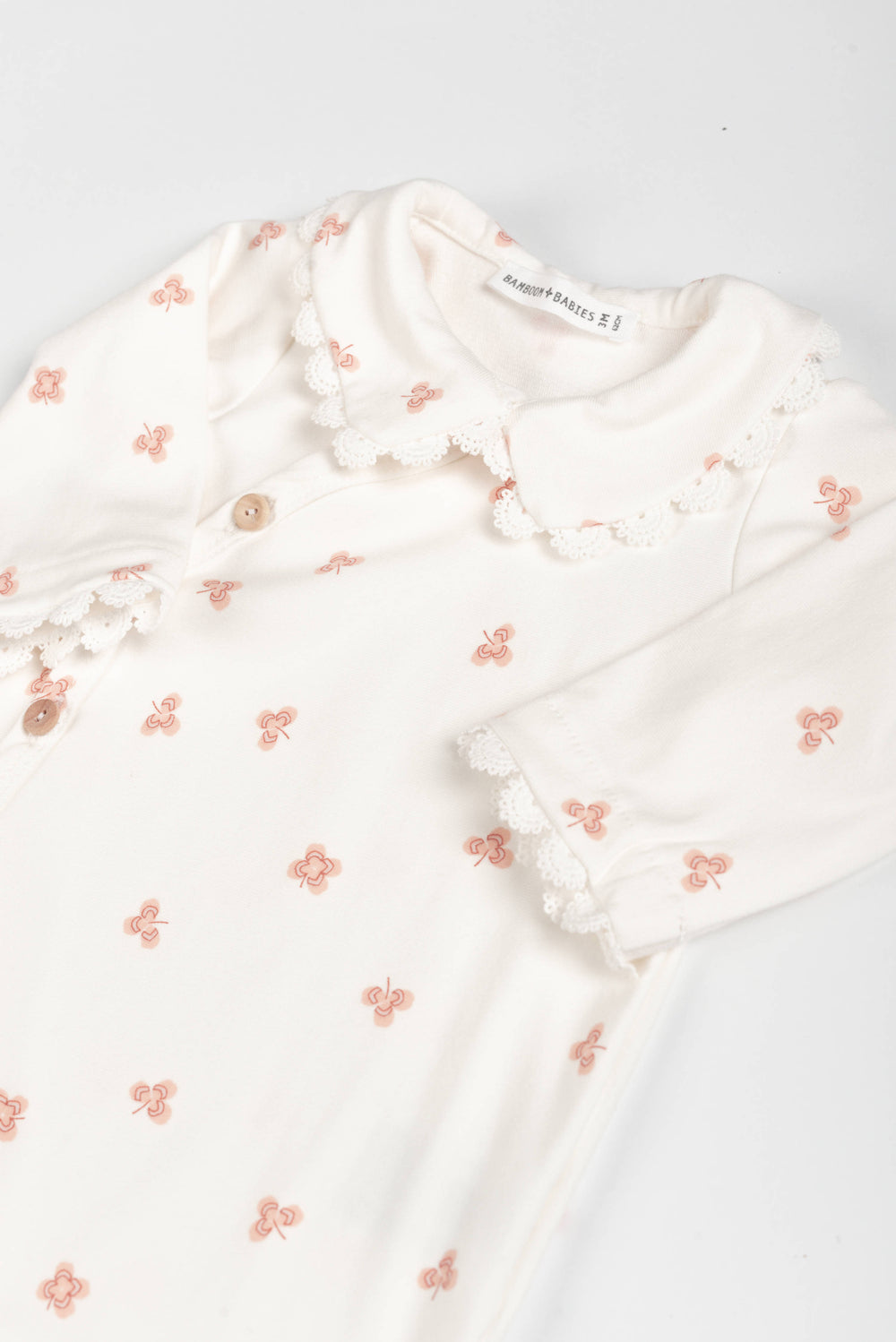 BAMBOOM Tuta con colletto - 1134 - PRINT LUCKY LEAVES 280