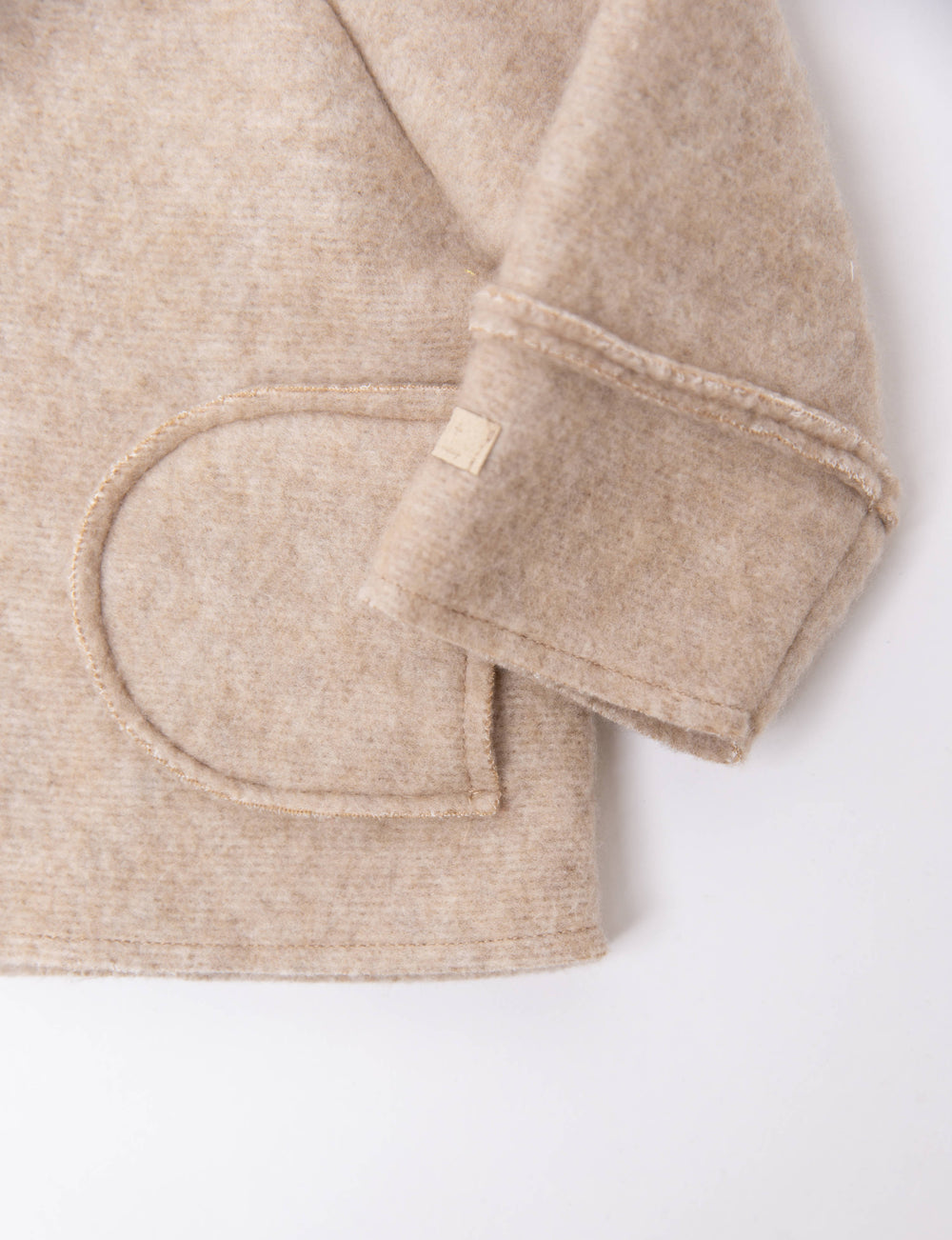 BAMBOOM Giacca in Fleece - 1252 - MELANGE SAND 181