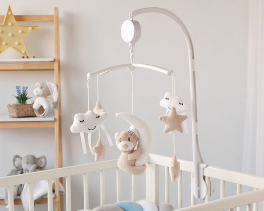 KIOKIDS - Giostrina musicale orso - beige