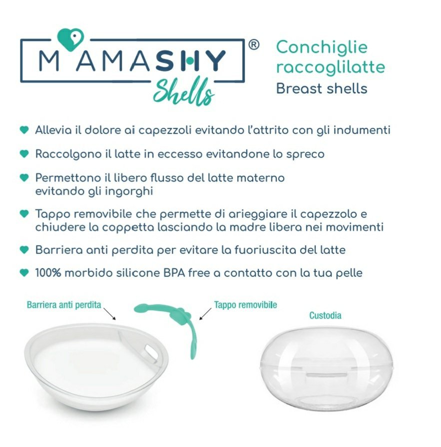 Mamashy - Mama Shells - coppette raccoglilatte
