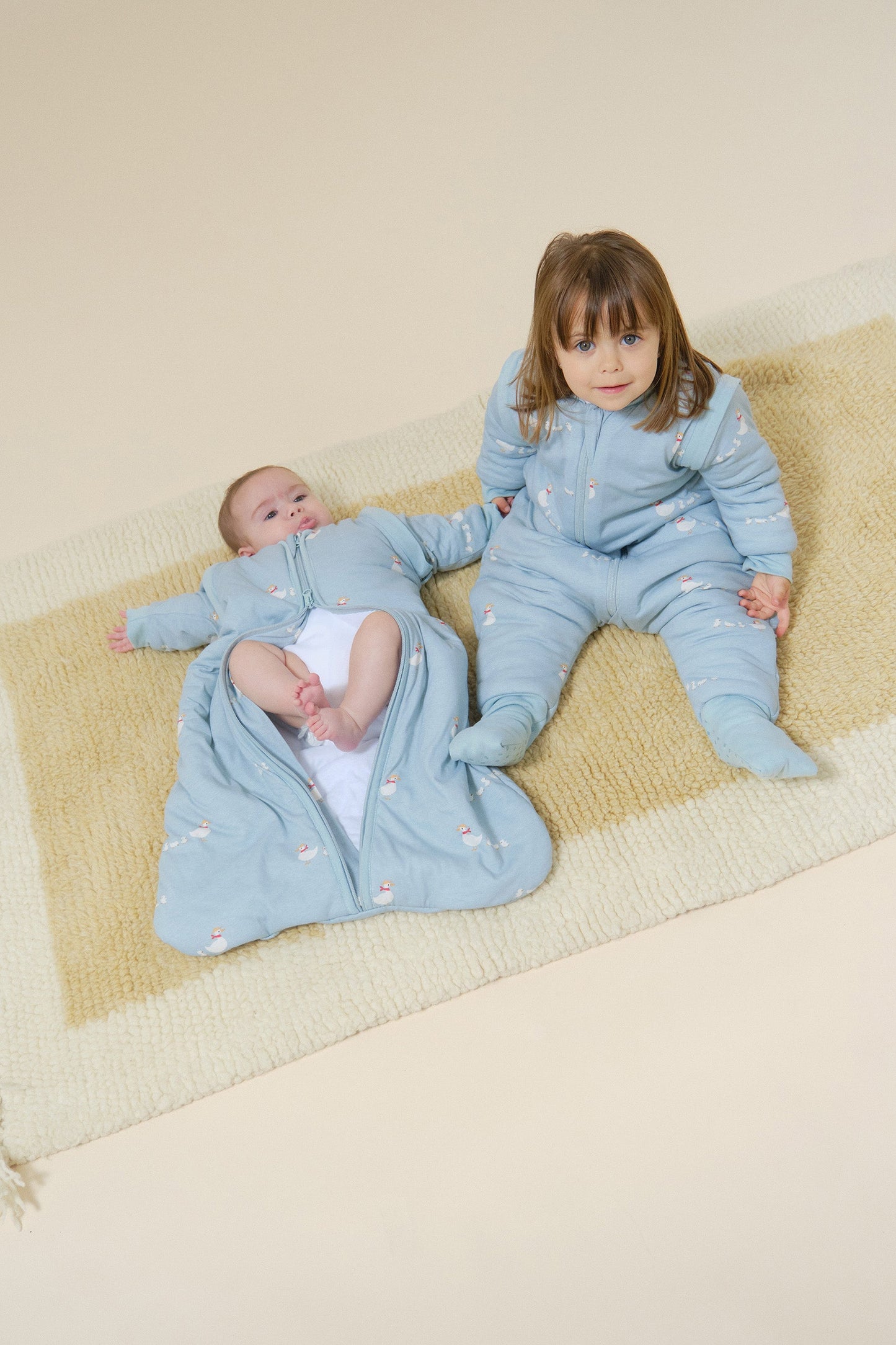 Molis&Co - Sacco nanna con maniche - Duck Family - TOG 2.5 - 0-6mesi