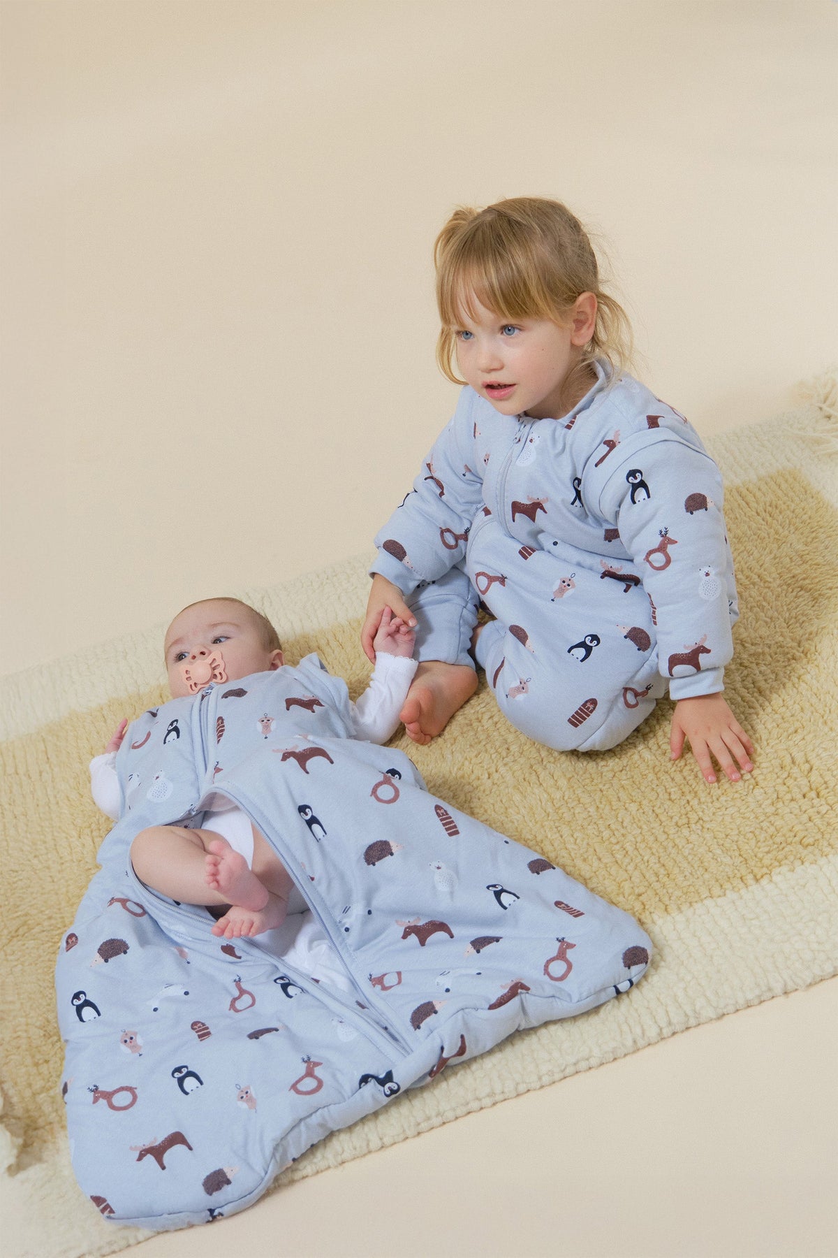 Molis&Co - Sacco nanna con maniche - Winter Animals - TOG 2.5 - 0-6mesi