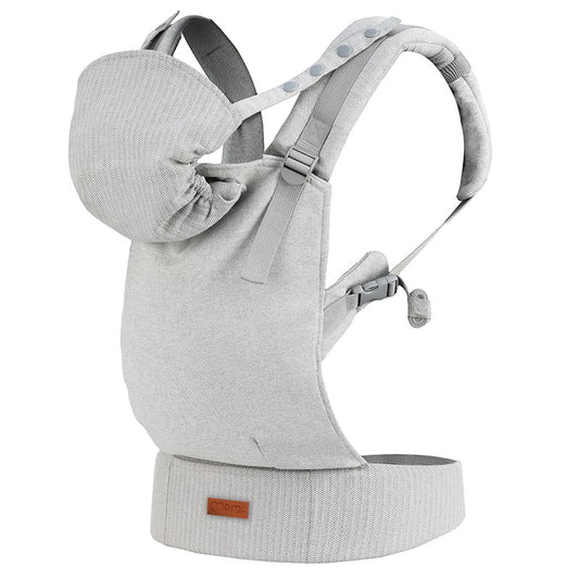 MoMi - marsupio portabebé ergonomico COLLET - Grey