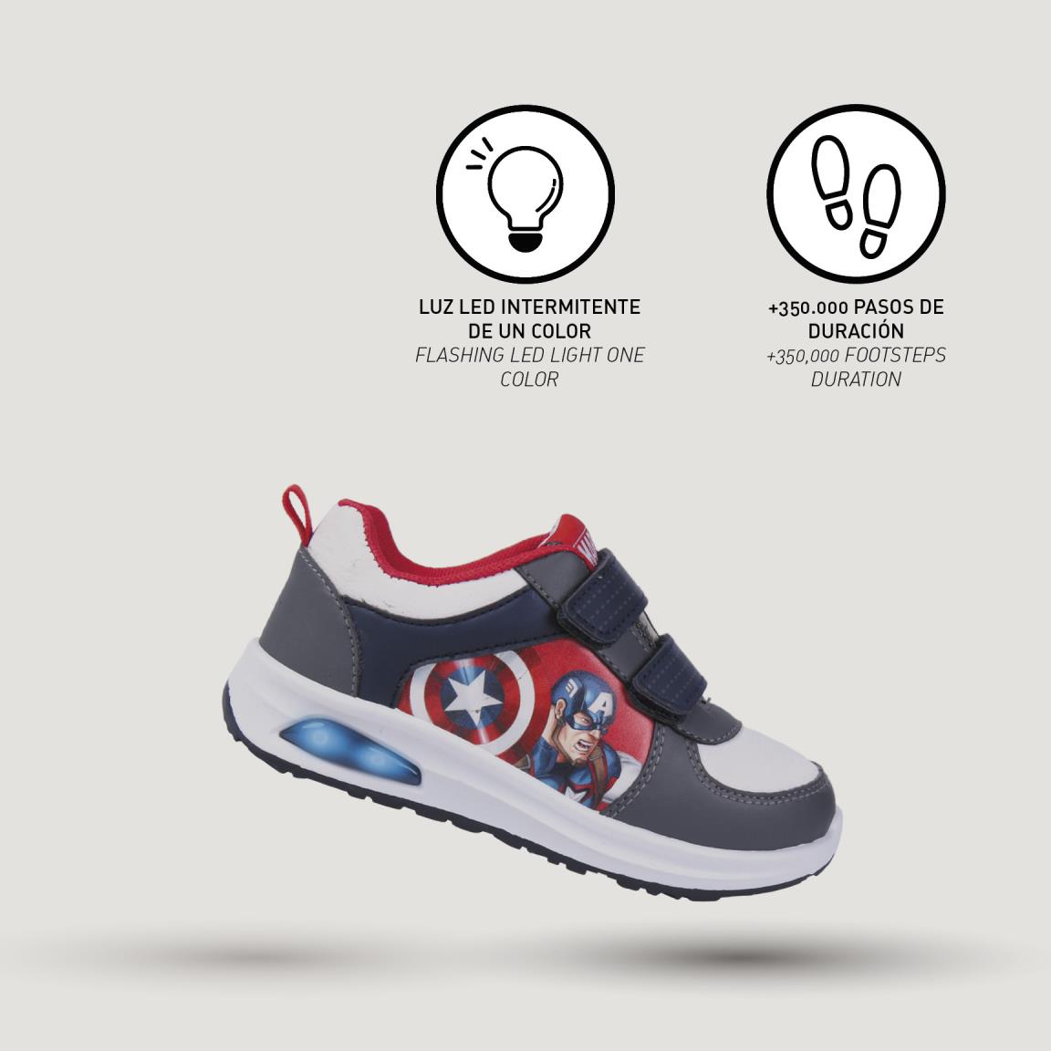 Disney Scarpa sportiva suola PVC con luci Avengers 2300004952