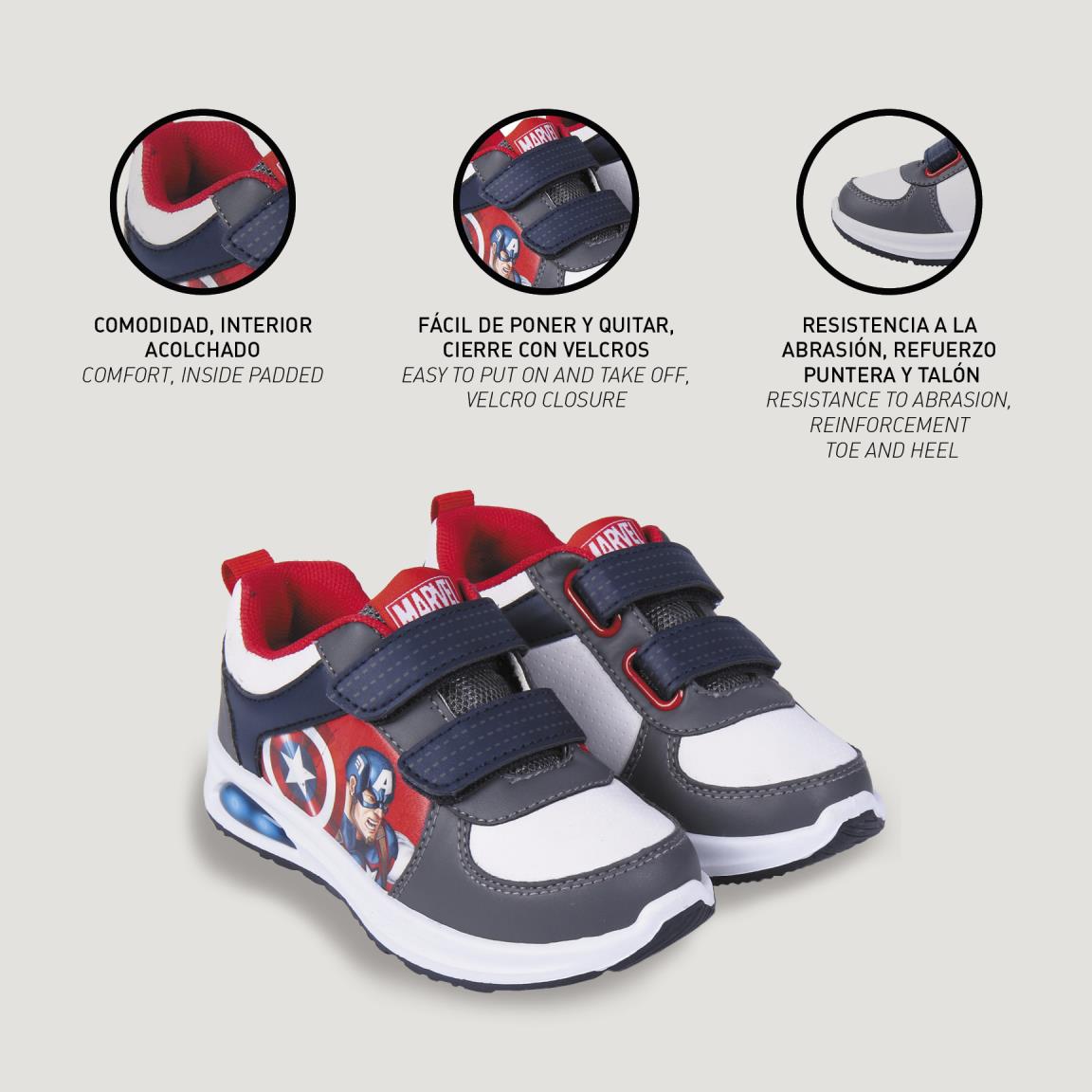 Disney Scarpa sportiva suola PVC con luci Avengers 2300004952