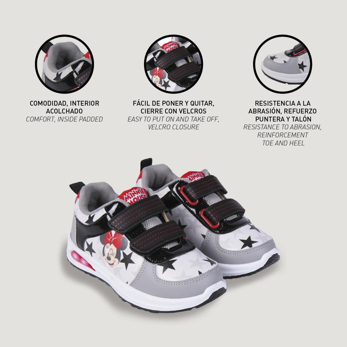 Disney Scarpa sportiva suola PVC con luci Minnie 2300004953