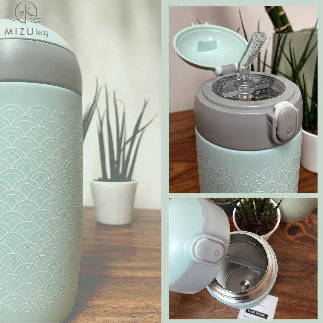 Mizu Baby - Yume Straw - Thermos 430ml con cannuccia