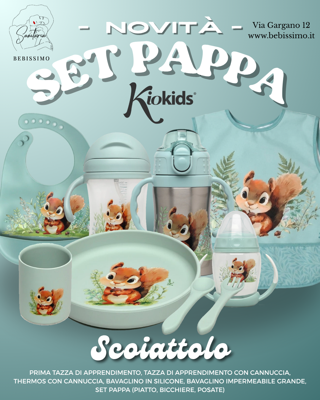 KIOKIDS - Set Pappa in silicone SCOIATTOLO