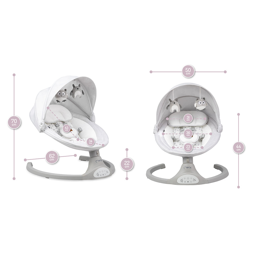 MoMi altalena KENANI colore light gray