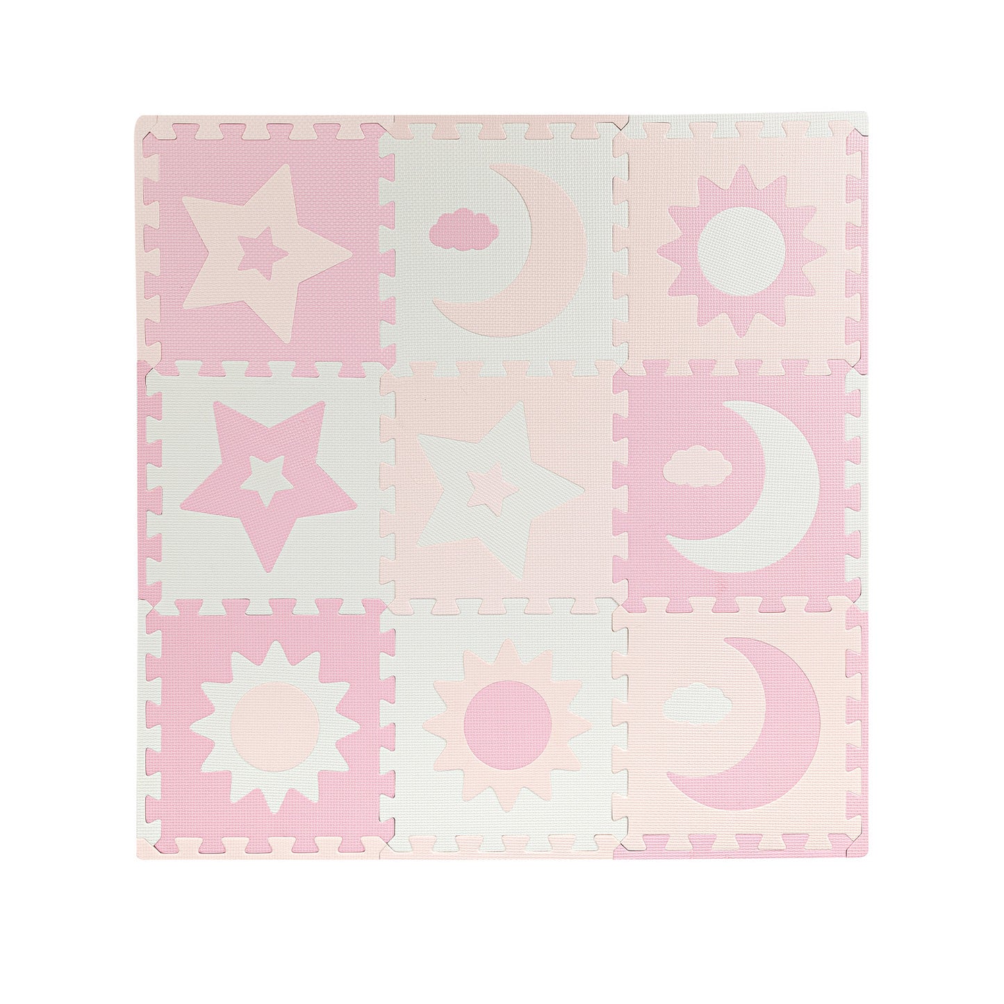 MoMi tappeto a incastro NEBE colore pink