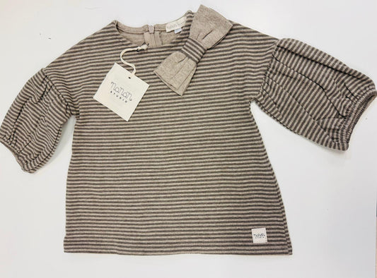 Nanan Sudio - Vestito a Righe con Fiocco - SA023