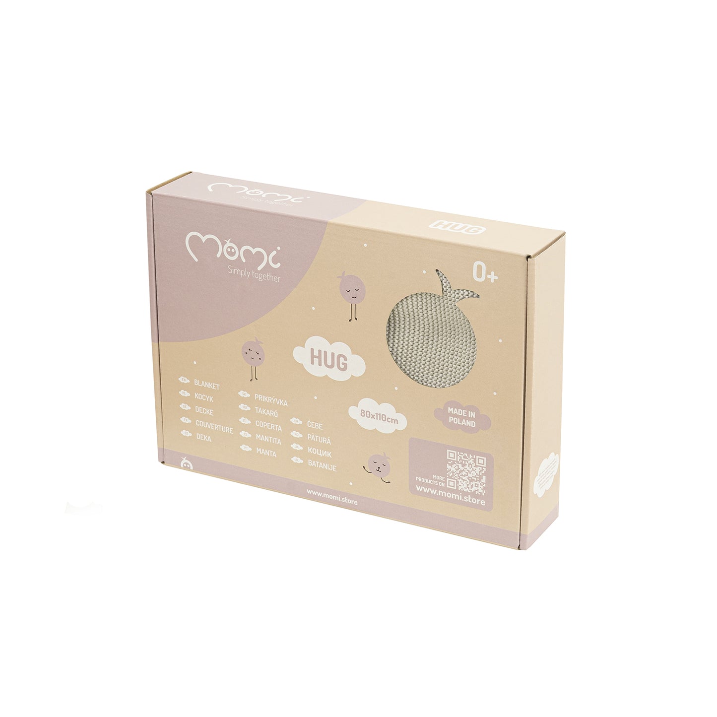 MoMi copertina HUG colore beige