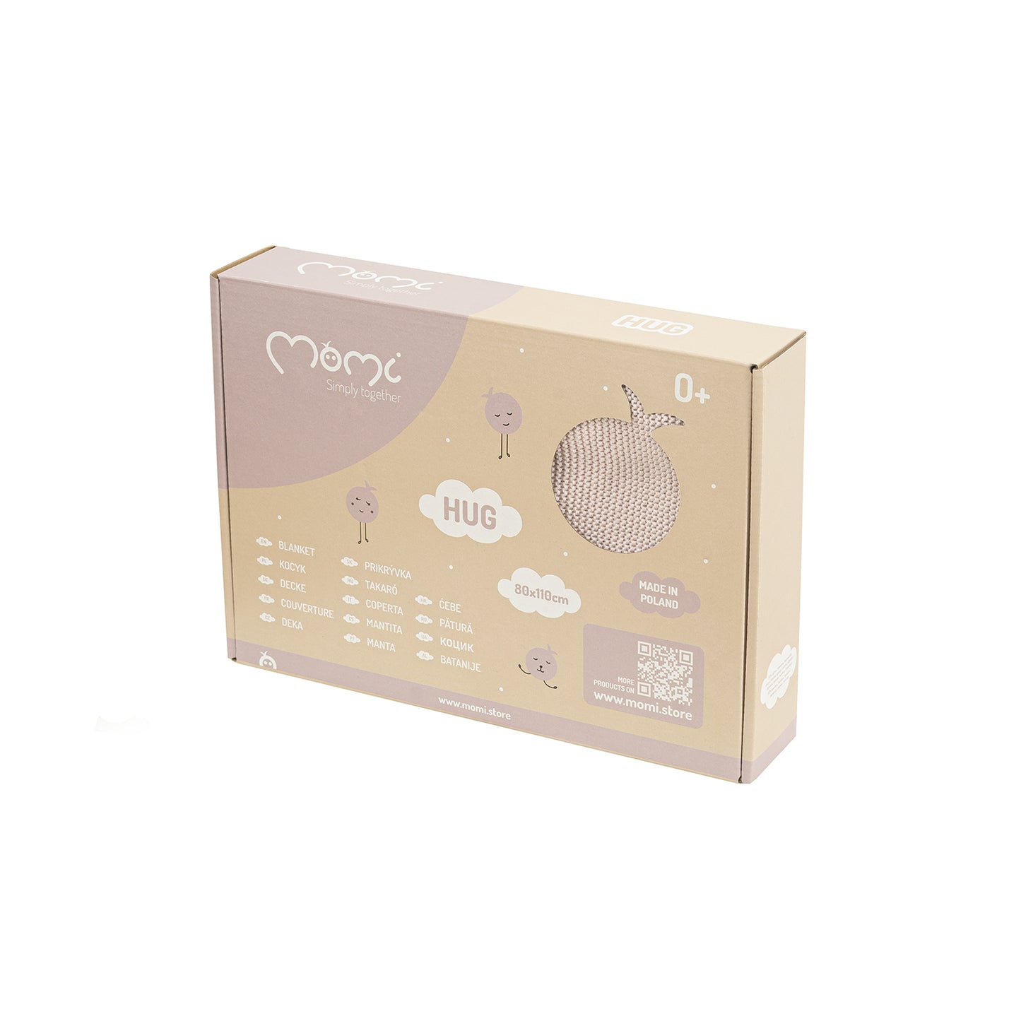 MoMi copertina HUG colore pink