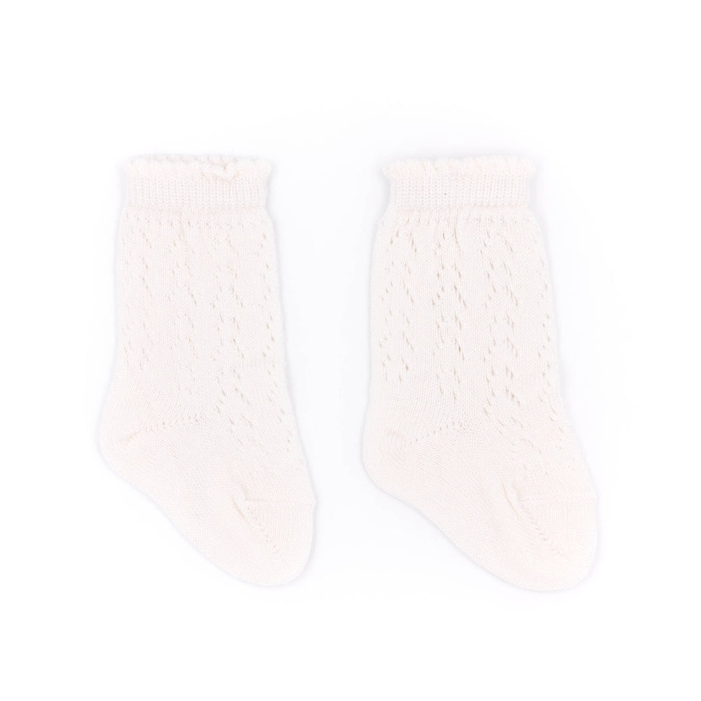 Bamboom Calze Traforate Bimba 530 - PANNA 02