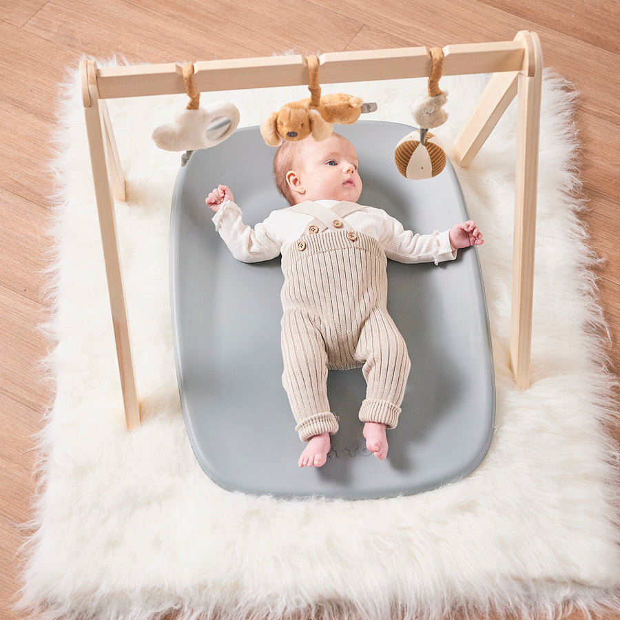 Nattou fasciatoio Softy - 70cm - Grigio