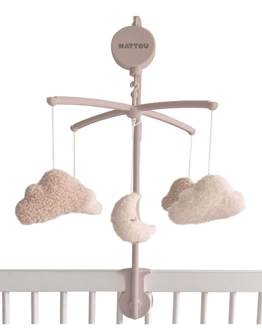 Nattou Giostrina Sonora Luna Nuvola TEDDY - Teddy Beige Ecru