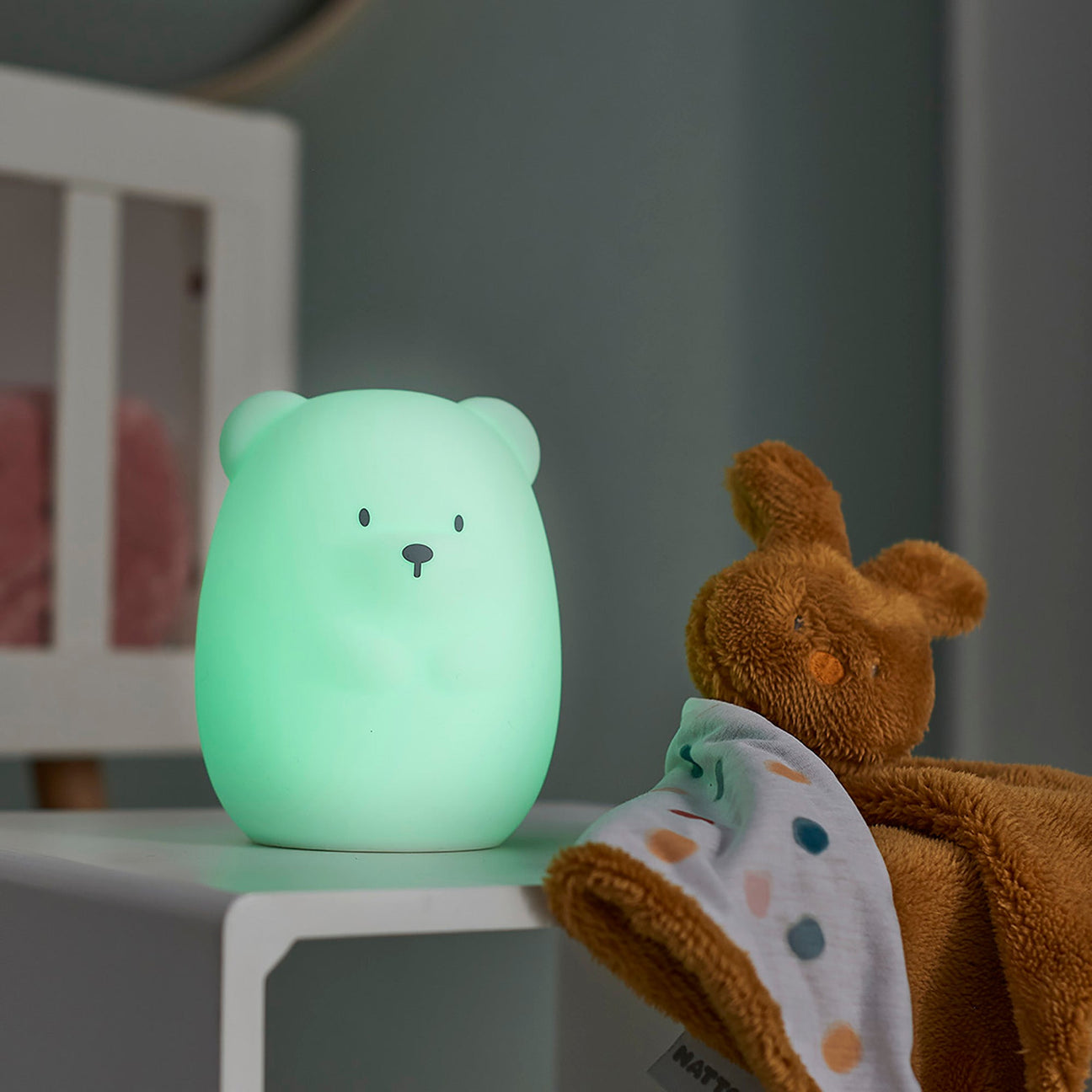 Nattou Luce notturna in silicone Orsetto