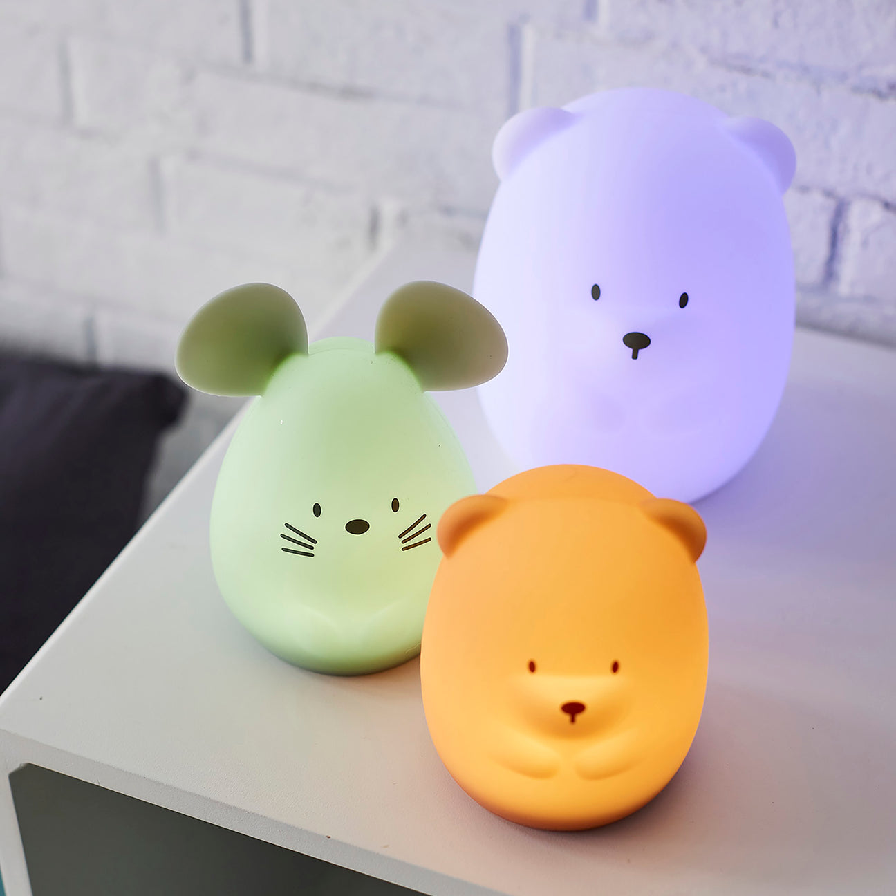 Nattou Luce notturna in silicone Orsetto