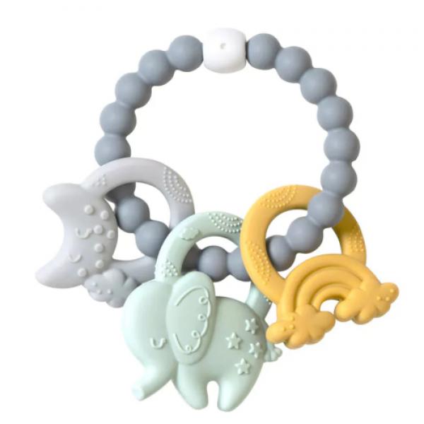SARO Baby Massaggiagengive Ele-Fun - grey