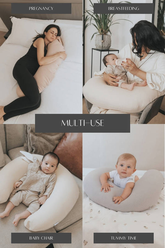 Bamboom Cuscino Gravidanza Allattamento Multifunzione Combi Cosy 593 - Sabbia 09