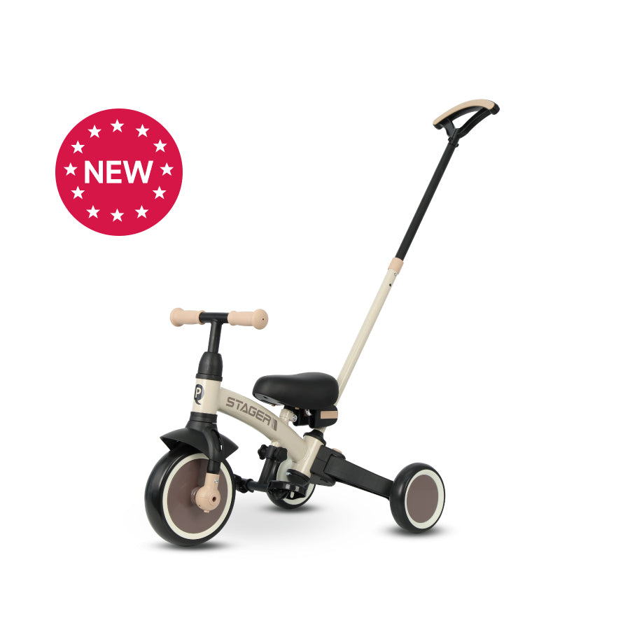 Qplay - Triciclo STAGER 3in1 - da 24 mesi a 72 mesi - BROWN