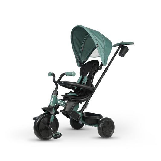 Qplay - Triciclo ELITE Platinum 6in1 - da 10 mesi a 72 mesi - GREEN