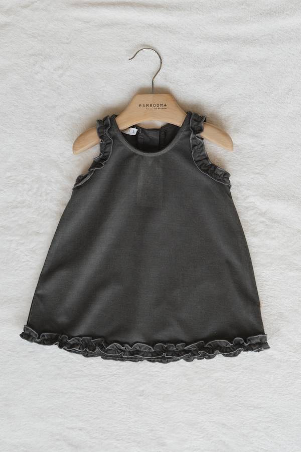 BAMBOOM Vestito a grembiule - 683 - Antracite 311
