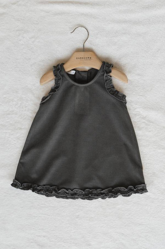 BAMBOOM Vestito a grembiule - 683 - Antracite 311