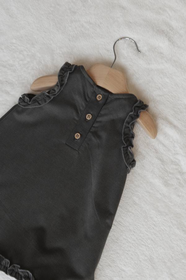 BAMBOOM Vestito a grembiule - 683 - Antracite 311
