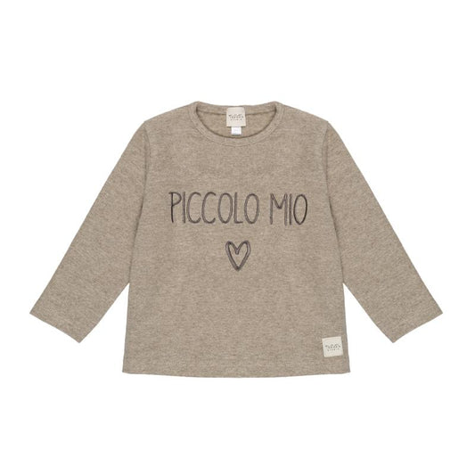 Nanan Studio - T-Shirt a Maniche Lunghe con Scritta - SA024