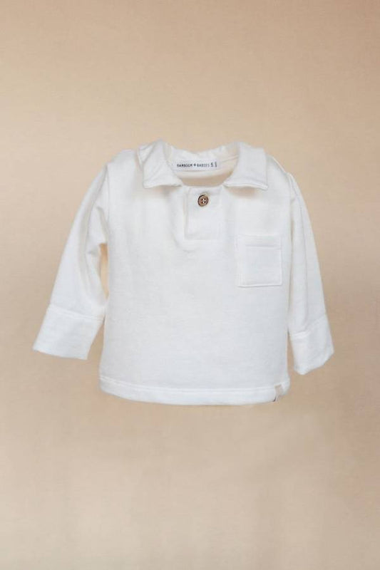 BAMBOOM Polo maniche lunghe - 704 - Offwhite 111