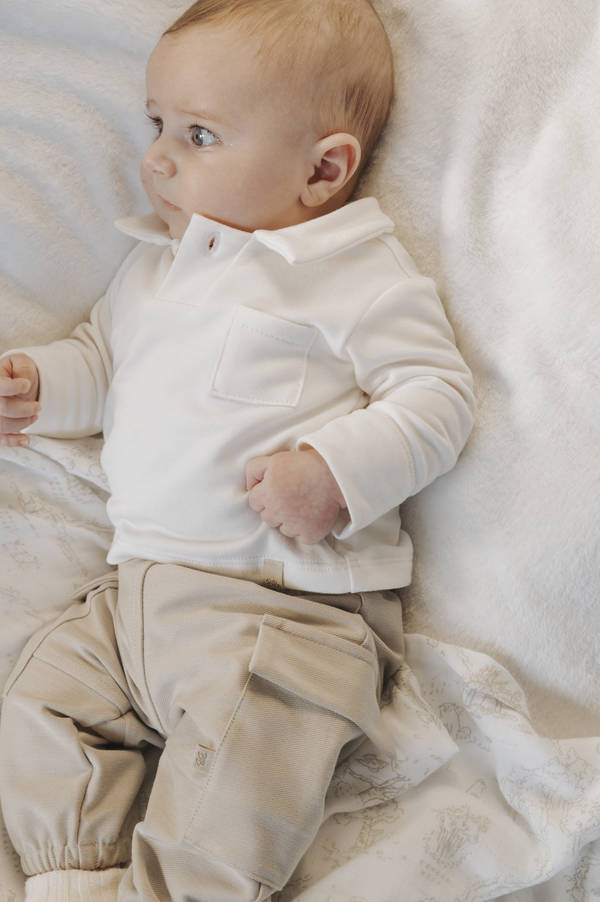 BAMBOOM Polo maniche lunghe - 704 - Offwhite 111