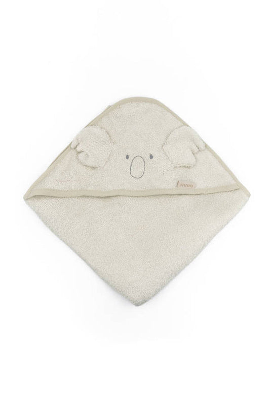 Bamboom Asciugamano neonato con orecchie + guanto - Koala