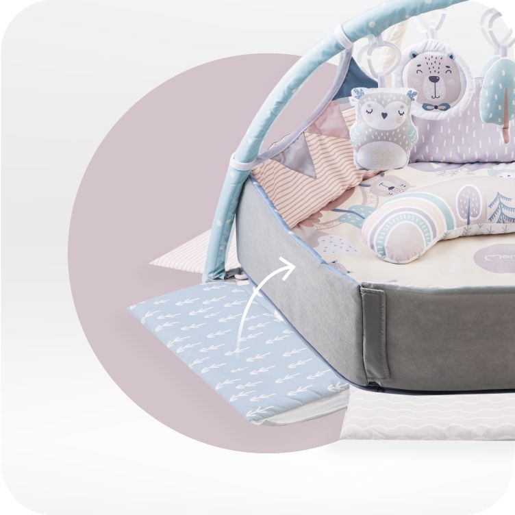 MoMi tappeto palestrina Pastel