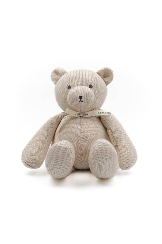 BAMBOOM Carillon Music toy bear knitted 755 - OYSTER GREY 112