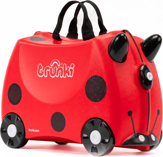 Trunki Valigia Trolley Cavalcabile – Bagaglio a Mano – Harley Coccinella (Rosso)