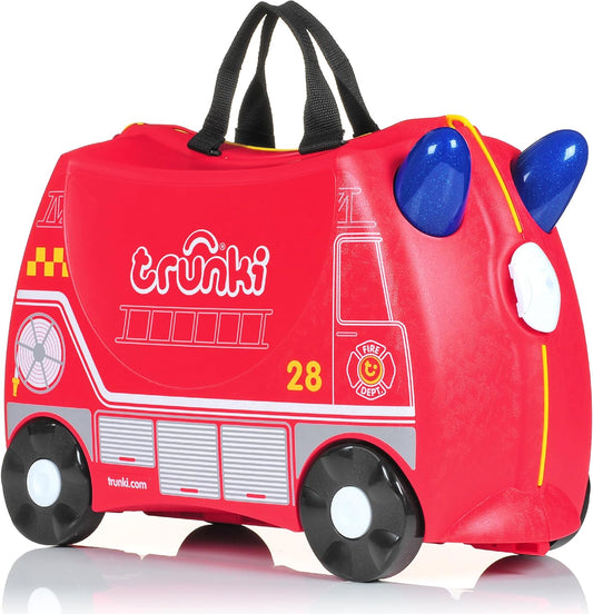 Trunki Valigia Trolley Cavalcabile – Bagaglio a Mano – Frank Pompiere (Rosso)