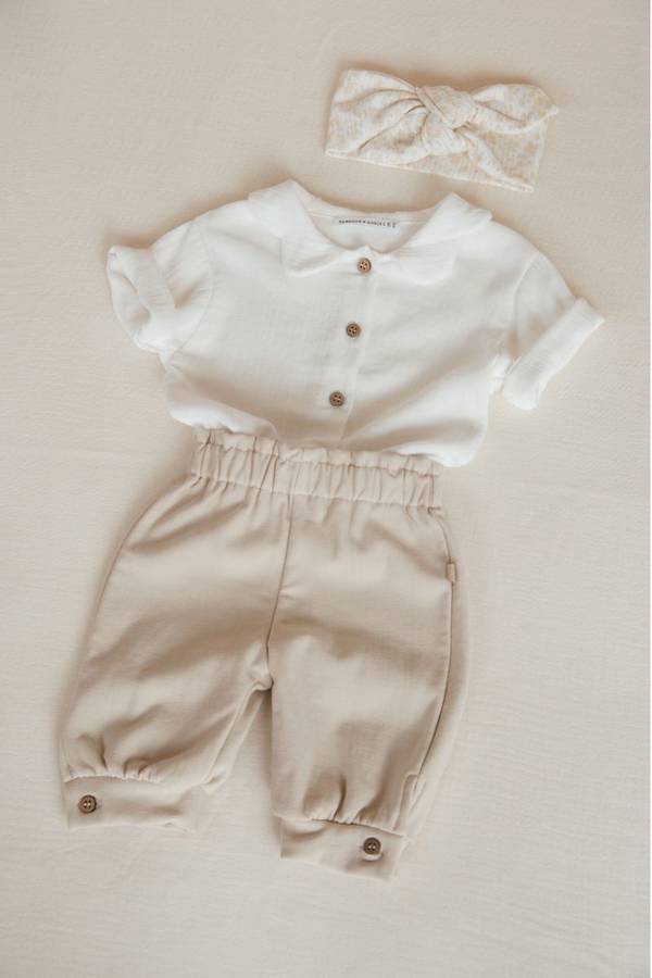 BAMBOOM Camicia collo a fiore - 822 - OFFWHITE 111