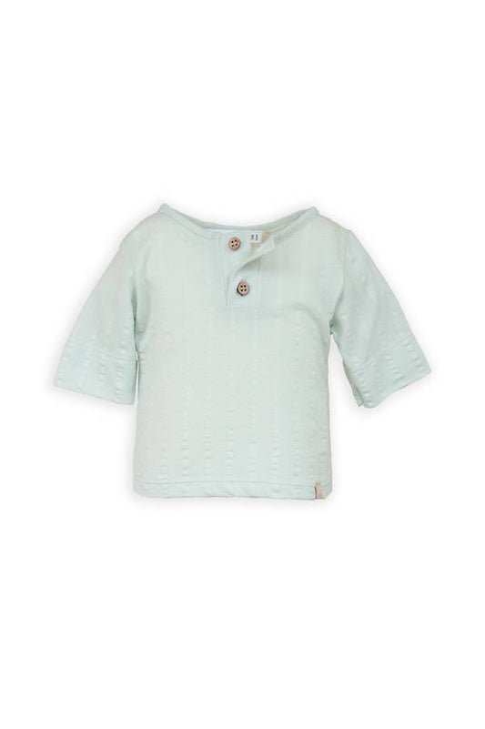 BAMBOOM T-shirt a maniche corte apertura polo - 847 - BLU BLUSH 125