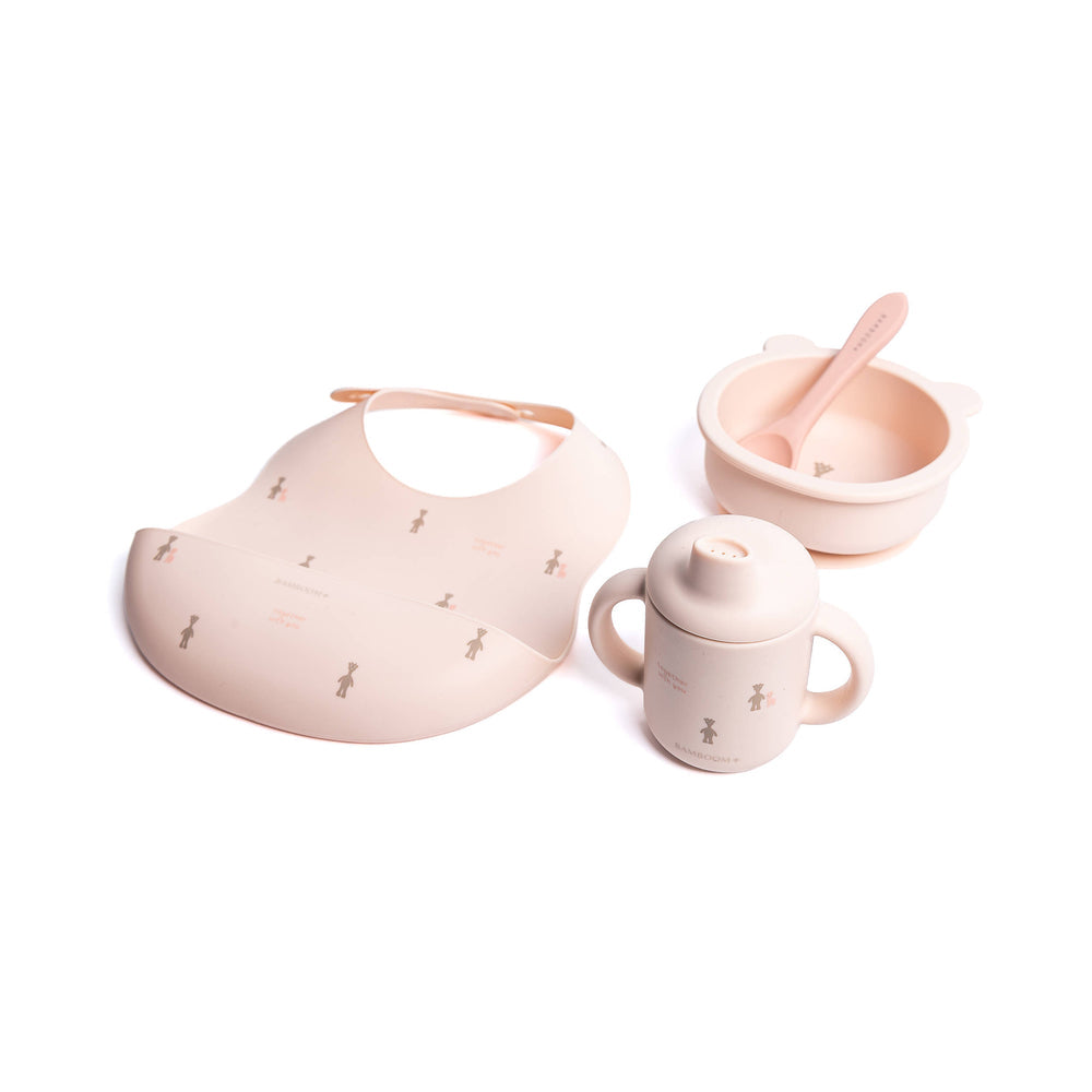 Bamboom First meal set - pappa - 903 - FAWN PINK 156