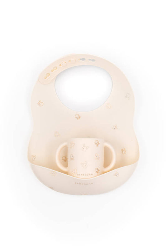 Bamboom Bavaglino in silicone e tazza - 905 - ANIMAL FRIENDS 236